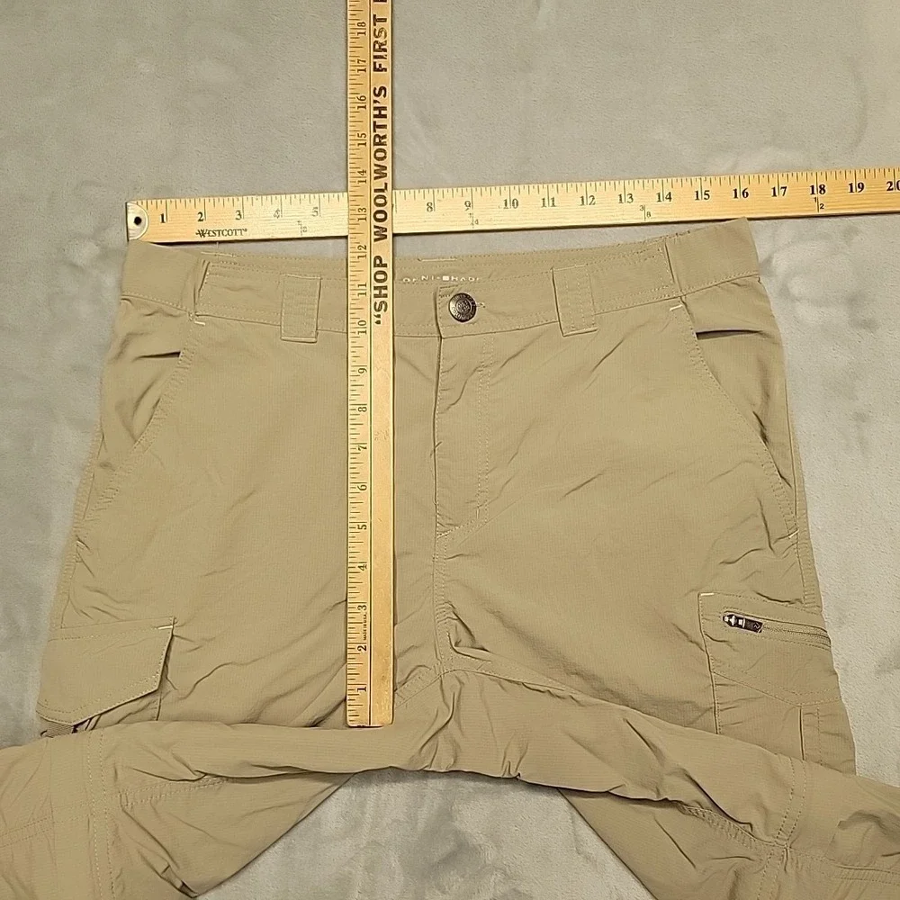 Columbia Cargo Pants Men 32x30 Silver Ridge Convertible Hiking Fishing Utility.